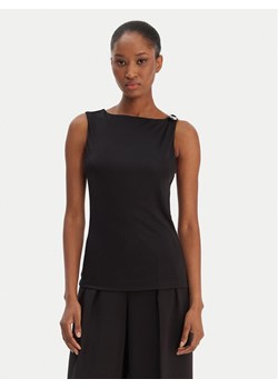 HUGO Top Dastasy 50555782 Czarny Regular Fit ze sklepu MODIVO w kategorii Bluzki damskie - zdjęcie 187828071