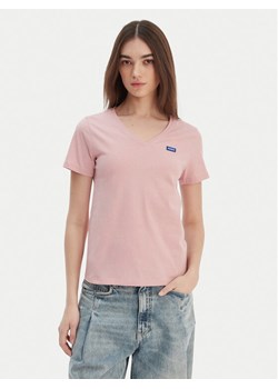 HUGO T-Shirt Classic 50513667 Różowy Slim Fit ze sklepu MODIVO w kategorii Bluzki damskie - zdjęcie 187828081