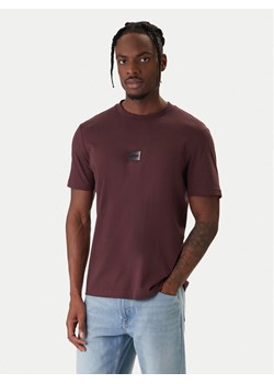 HUGO T-Shirt Danotie 50553124 Brązowy Regular Fit ze sklepu MODIVO w kategorii T-shirty męskie - zdjęcie 187828132