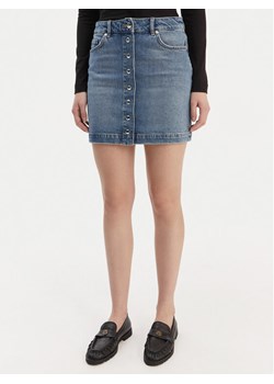 HUGO Spódnica jeansowa Gilvie 50553182 Niebieski Regular Fit ze sklepu MODIVO w kategorii Spódnice - zdjęcie 187828172