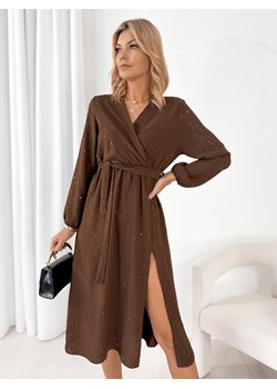 sukienka vallarta brązowa one size ze sklepu UBRA w kategorii Sukienki - zdjęcie 187829321