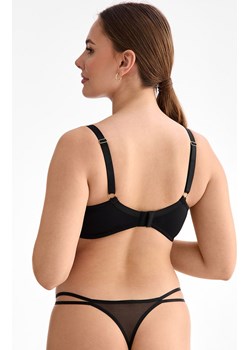 Stringi damskie czarne Emma C202, Kolor czarny, Rozmiar L, Ewa Bien ze sklepu Intymna w kategorii Majtki damskie - zdjęcie 187829552