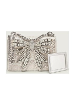 Kurt Geiger Skórzana torebka na ramię BOW SMALL SHOREDITCH ze sklepu Gomez Fashion Store w kategorii Listonoszki - zdjęcie 187829633