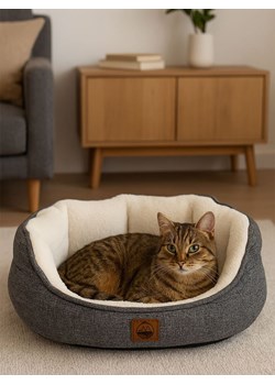 Paws&amp;Whiskers Legowisko &quot;Coco&quot; w kolorze szaro-kremowym dla zwierząt ze sklepu Limango Polska w kategorii Dla zwierząt - zdjęcie 187830464