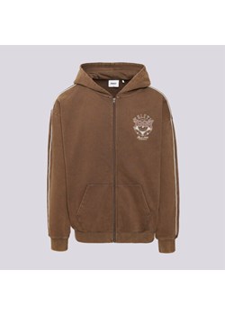 PROSTO BLUZA ROZPINANA ZIP HOODIE ATHLETIC WASHED BROWN ze sklepu Sizeer w kategorii Bluzy męskie - zdjęcie 187831444