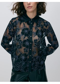 Reserved - Koszula z wiskozą - czarny ze sklepu Reserved w kategorii Koszule damskie - zdjęcie 187831574