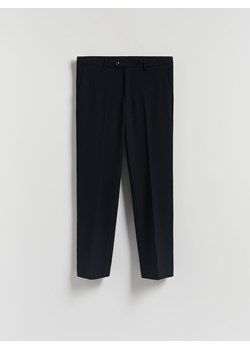 Reserved - Spodnie garniturowe z wiskozą - granatowy ze sklepu Reserved w kategorii Spodnie męskie - zdjęcie 187831832