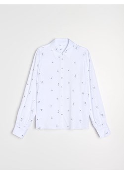 Sinsay - Koszula z wiskozy - biały ze sklepu Sinsay w kategorii Koszule damskie - zdjęcie 187832321