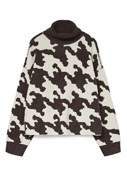 Vero Moda Golf w kolorze kremowo-ciemnobrązowym ze sklepu Limango Polska w kategorii Swetry damskie - zdjęcie 187832494