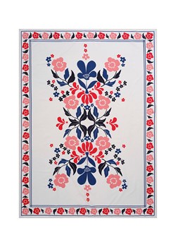 Jotex Obrus "Selja" w kolorze biało-jasnoróżowo-granatowym ze sklepu Limango Polska w kategorii Obrusy i bieżniki - zdjęcie 187841863