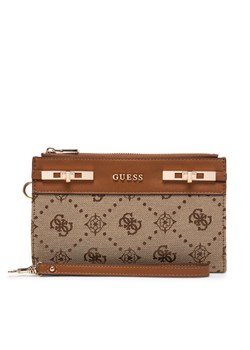 Portfel Guess Melinda Logo Slg SWJP99 02157 Brązowy ze sklepu eobuwie.pl w kategorii Portfele damskie - zdjęcie 187846791
