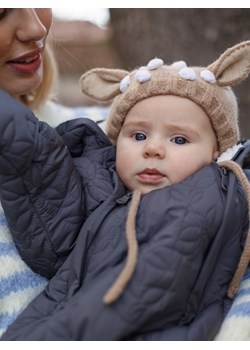 Reserved - Ocieplany kombinezon z kapturem - ciemnoszary ze sklepu Reserved w kategorii Kombinezony i kurtki - zdjęcie 187847340