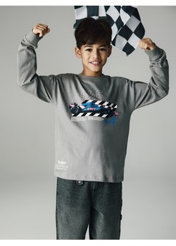 Reserved - Longsleeve Team Alpine F1 - ciemnoszary ze sklepu Reserved w kategorii T-shirty chłopięce - zdjęcie 187847342