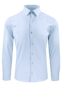 Bawełniana Koszula Elegancka, Slim - Victorio - Błękitna KSDWVCTO827sL ze sklepu JegoSzafa.pl w kategorii Koszule męskie - zdjęcie 187847440