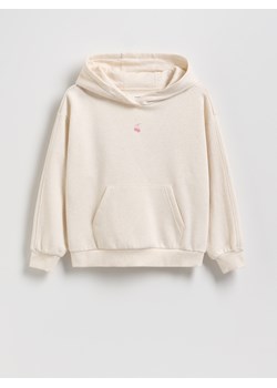 Reserved - Bluza z kapturem - kremowy ze sklepu Reserved w kategorii Bluzy dziewczęce - zdjęcie 187849192