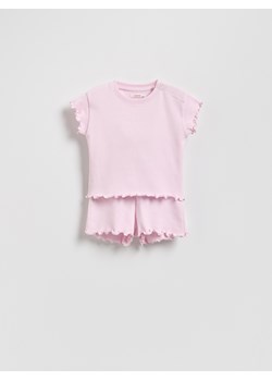 Reserved - Bawełniany komplet - pastelowy róż ze sklepu Reserved w kategorii Komplety niemowlęce - zdjęcie 187849534