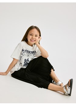 Reserved - Plisowane spodnie kuloty - czarny ze sklepu Reserved w kategorii Spodnie dziewczęce - zdjęcie 187849554