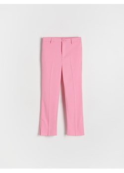 Reserved - Eleganckie spodnie - różowy ze sklepu Reserved w kategorii Spodnie dziewczęce - zdjęcie 187849562