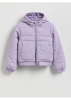 Reserved - Kurtka z kapturem - fioletowy ze sklepu Reserved w kategorii Kurtki dziewczęce - zdjęcie 187850022