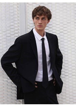 Reserved - Marynarka slim fit - czarny ze sklepu Reserved w kategorii Marynarki męskie - zdjęcie 187850253