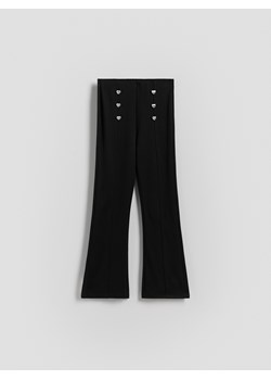 Reserved - Spodnie flare - czarny ze sklepu Reserved w kategorii Spodnie dziewczęce - zdjęcie 187850290