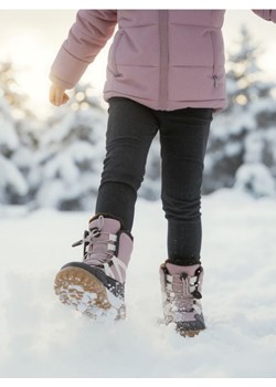 Sinsay - Śniegowce z elastycznymi sznurowadłami - różowy ze sklepu Sinsay w kategorii Buty zimowe dziecięce - zdjęcie 187850681
