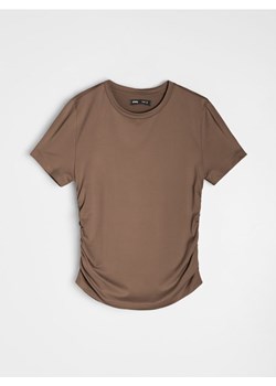 Sinsay - Bluzka - brązowy ze sklepu Sinsay w kategorii Bluzki damskie - zdjęcie 187850701