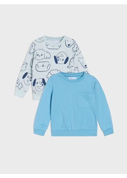 Sinsay - Bluzy 2 pack - błękitny ze sklepu Sinsay w kategorii Bluzy i swetry - zdjęcie 187850703