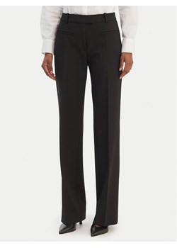 HUGO Spodnie materiałowe Hilayla 50555896 Czarny Slim Fit ze sklepu MODIVO w kategorii Spodnie damskie - zdjęcie 187851774