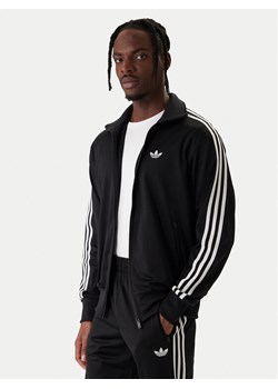 adidas Bluza Firebird KD8312 Czarny Loose Fit ze sklepu MODIVO w kategorii Bluzy męskie - zdjęcie 187851791