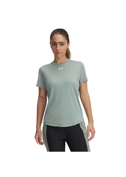 Damska koszulka treningowa Under Armour UA W\'s Ch. Pro Train SS - zielona ze sklepu Sportstylestory.com w kategorii Bluzki damskie - zdjęcie 187852332