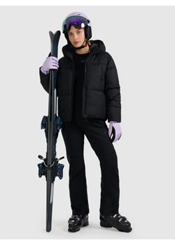 Damskie spodnie narciarskie softshell 4F 4FWAW25TFTRF0943 - czarne ze sklepu Sportstylestory.com w kategorii Spodnie damskie - zdjęcie 187852373