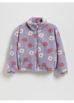Reserved - Kurtka z imitacji baranka - lawendowy ze sklepu Reserved w kategorii Kurtki dziewczęce - zdjęcie 187852563