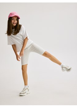 Reserved - Bawełniany komplet - jasnoszary ze sklepu Reserved w kategorii Komplety dziewczęce - zdjęcie 187852643