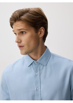 Reserved - Koszula slim z bawełny egipskiej - jasnoniebieski ze sklepu Reserved w kategorii Koszule damskie - zdjęcie 187852724