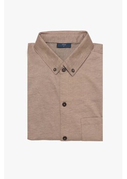 KOSZULA DAVIS 3181 DŁUGI RĘKAW SLIM FIT BRĄZ ze sklepu Recman w kategorii Koszule męskie - zdjęcie 187854382