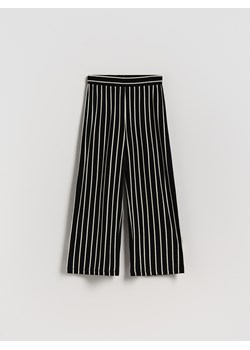 Reserved - Spodnie w paski - czarny ze sklepu Reserved w kategorii Spodnie dziewczęce - zdjęcie 187854532