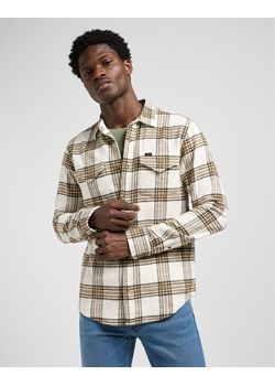 MESKA KOSZULA LEE CLEAN WESTERN SHIRT ECRU OCHRE PLAI 112371319 ze sklepu YouNeedit.pl w kategorii Koszule męskie - zdjęcie 187854801
