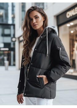 Kurtka zimowa damska pikowana SPACE czarna Dstreet TY4070 ze sklepu DSTREET.PL w kategorii Kurtki damskie - zdjęcie 187855033