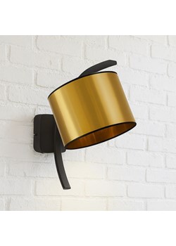 Złoty kinkiet ścienny do sypialni TEKSAS MIRROR w stylu glamour ze sklepu Lysne w kategorii Lampy ścienne - zdjęcie 187855191