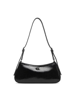 Torebka Calvin Klein Ck Metallic Small Shoulder Bag LV04F3304G Czarny ze sklepu eobuwie.pl w kategorii Torebki bagietki - zdjęcie 187855441