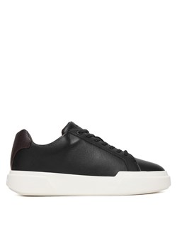Sneakersy Calvin Klein Chunky Cupsole Laceup Clean Lth HM0HM02239 Czarny ze sklepu eobuwie.pl w kategorii Buty sportowe męskie - zdjęcie 187855462