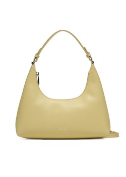 Calvin Klein Torebka Foil Logo Conv Shoulder Bag LV04F3272G Żółty ze sklepu MODIVO w kategorii Torebki damskie - zdjęcie 187855772