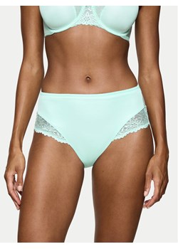 Triumph Figi klasyczne z wysokim stanem Ladyform Soft Maxi 10210671 Niebieski ze sklepu MODIVO w kategorii Majtki damskie - zdjęcie 187855790