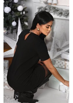 Czarna bawełniana sukienka damska BIAGGI 381, Kolor czarny, Rozmiar L, Ivon ze sklepu Primodo w kategorii Sukienki - zdjęcie 187856201