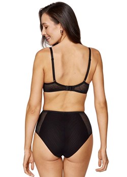 Gorteks biustonosz usztywniany z koronką Cate B4, Kolor czarny, Rozmiar 75F, Gorteks ze sklepu Intymna w kategorii Biustonosze - zdjęcie 187856321