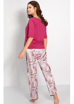 Elegancka piżama damska Cascada, Kolor różowy-wzór, Rozmiar S, Momenti per me ze sklepu Intymna w kategorii Piżamy damskie - zdjęcie 187856382