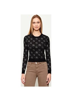 GUESS Sweter RHINESTONES | Slim Fit | z dodatkiem wełny ze sklepu Gomez Fashion Store w kategorii Swetry damskie - zdjęcie 187857253