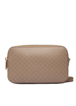 Torebka Calvin Klein Emblem Aop Elongated Camera Bag LV04F3268G Beżowy ze sklepu eobuwie.pl w kategorii Listonoszki - zdjęcie 187857320