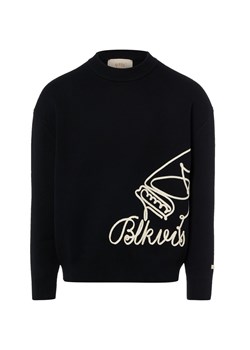 BLKVIS Męski sweter Mężczyźni Bawełna czarny jednolity ze sklepu vangraaf w kategorii Swetry męskie - zdjęcie 187858003